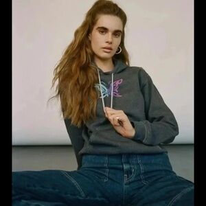 NWT retro UO Butterfly hoody sweatshirt L